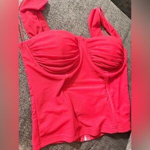 Elegant Red Women's Top